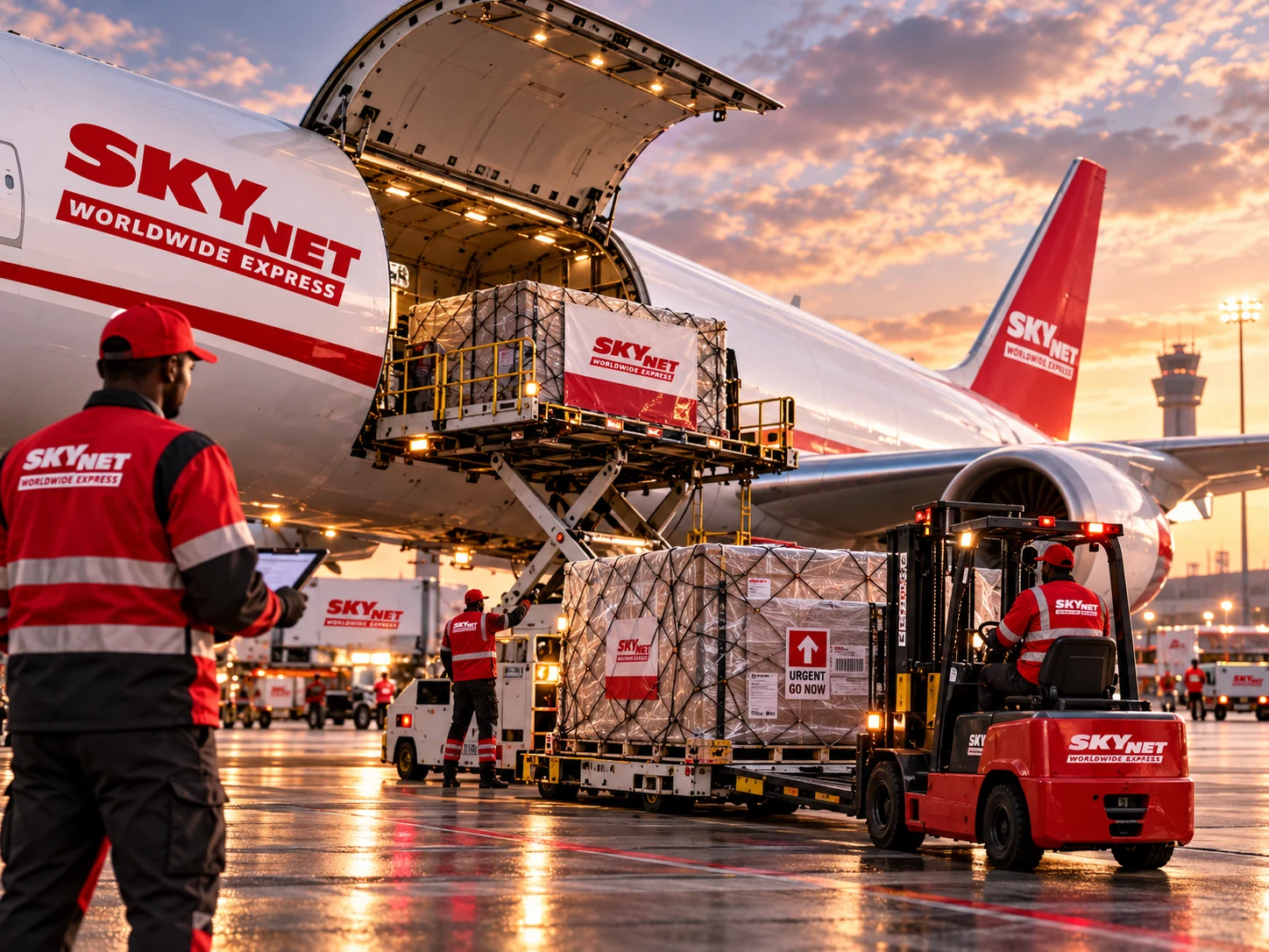 Urgent air cargo charter
