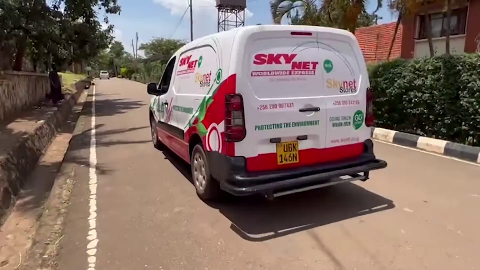 SkyNet delivery vehicle